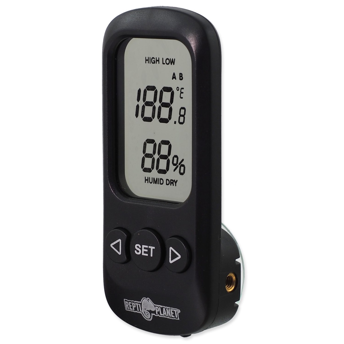 Teploměr vlhkoměr LCD s alarmem vnitřní 1 ks
