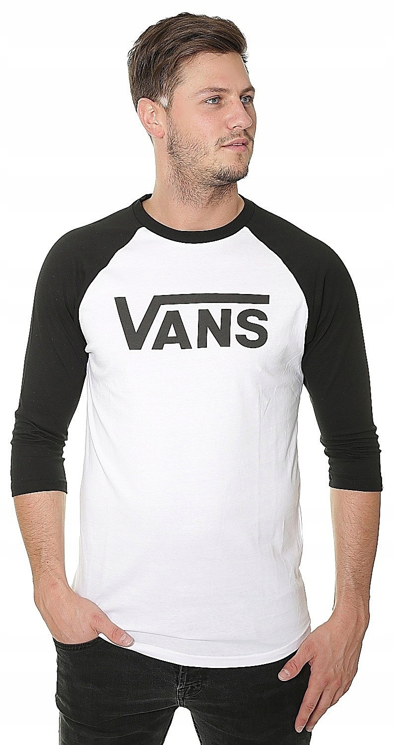 

koszulka Vans Classic Raglan 3/4 - White/Black