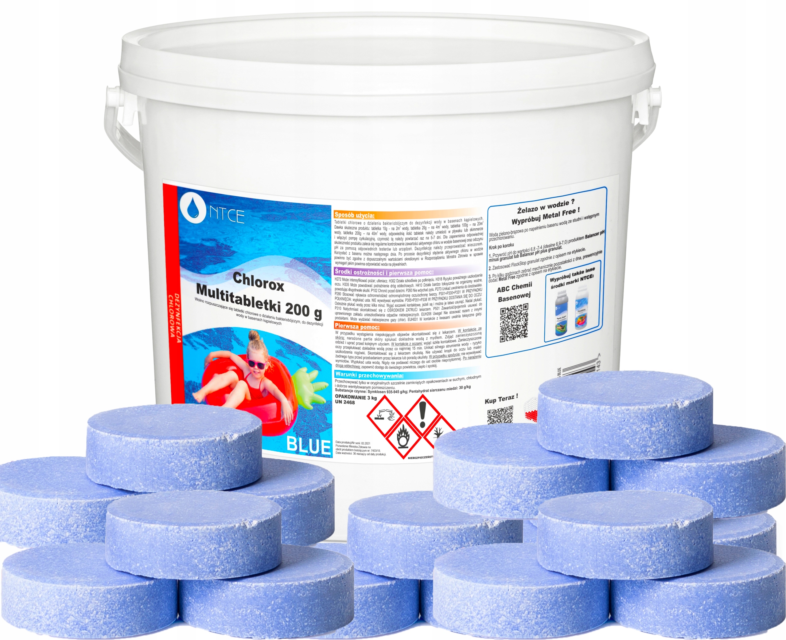 

Chlor Do Basenu Tabletki Multifunkcyjne 200g 3kg