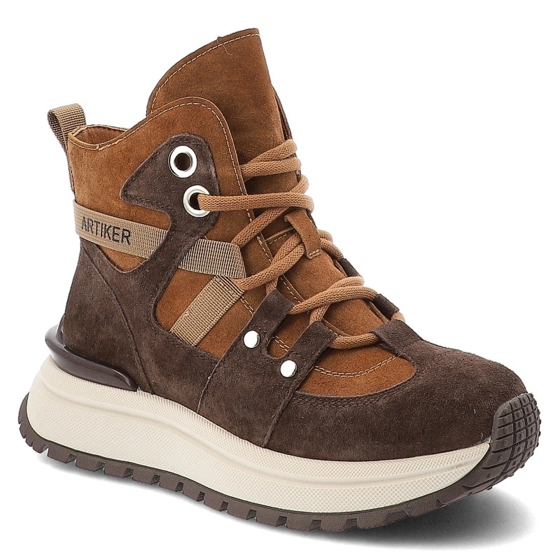 Dámské kotníkové boty Artiker, hnědé 59C1142 Brown