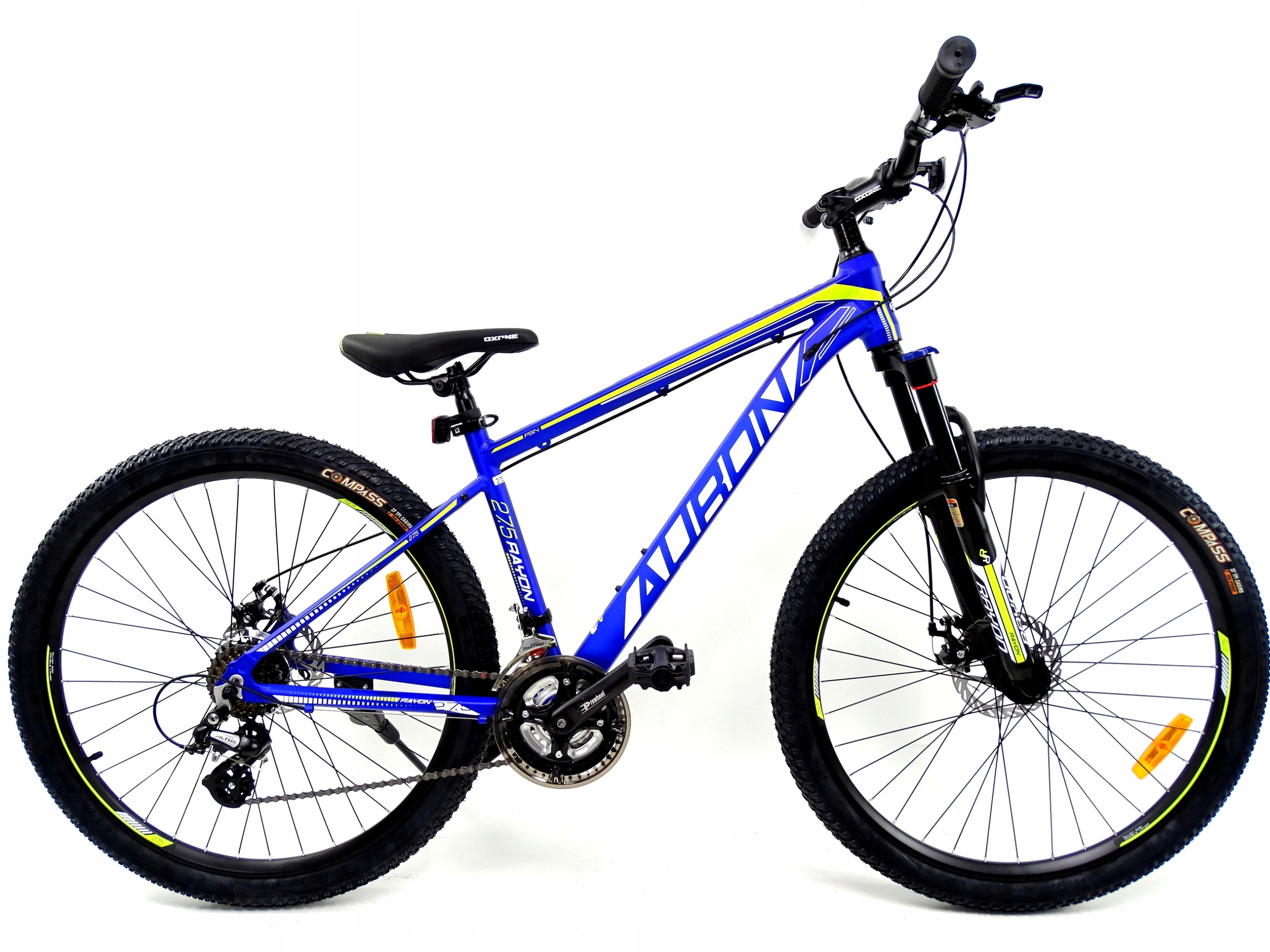 Rower na komunie RAYON AURON 27,5 TARCZÓWKI ALTUS s-17" czerwony blokada Wzrost użytkownika 156-170 cm