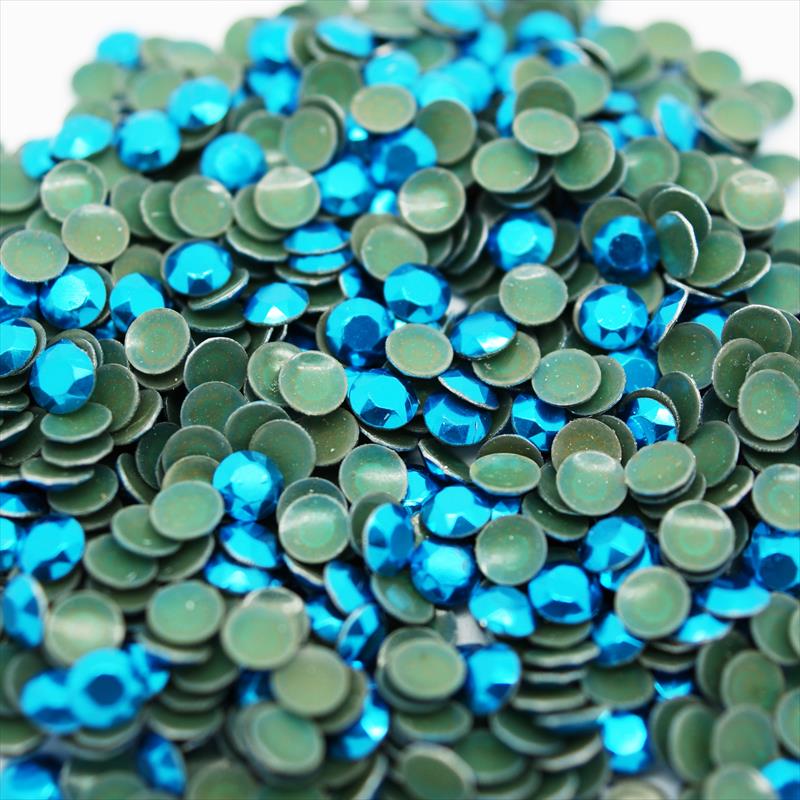 Metalowe Termo Dżety do ubrań Niebieski 2mm 500