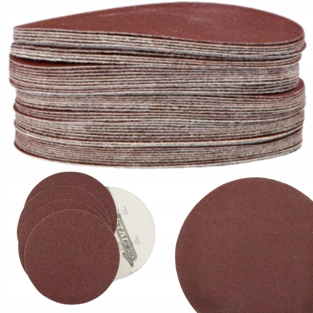 Stalco Krążek ścierny samoprzylepny na rzep 125mm gradacja 120 10szt