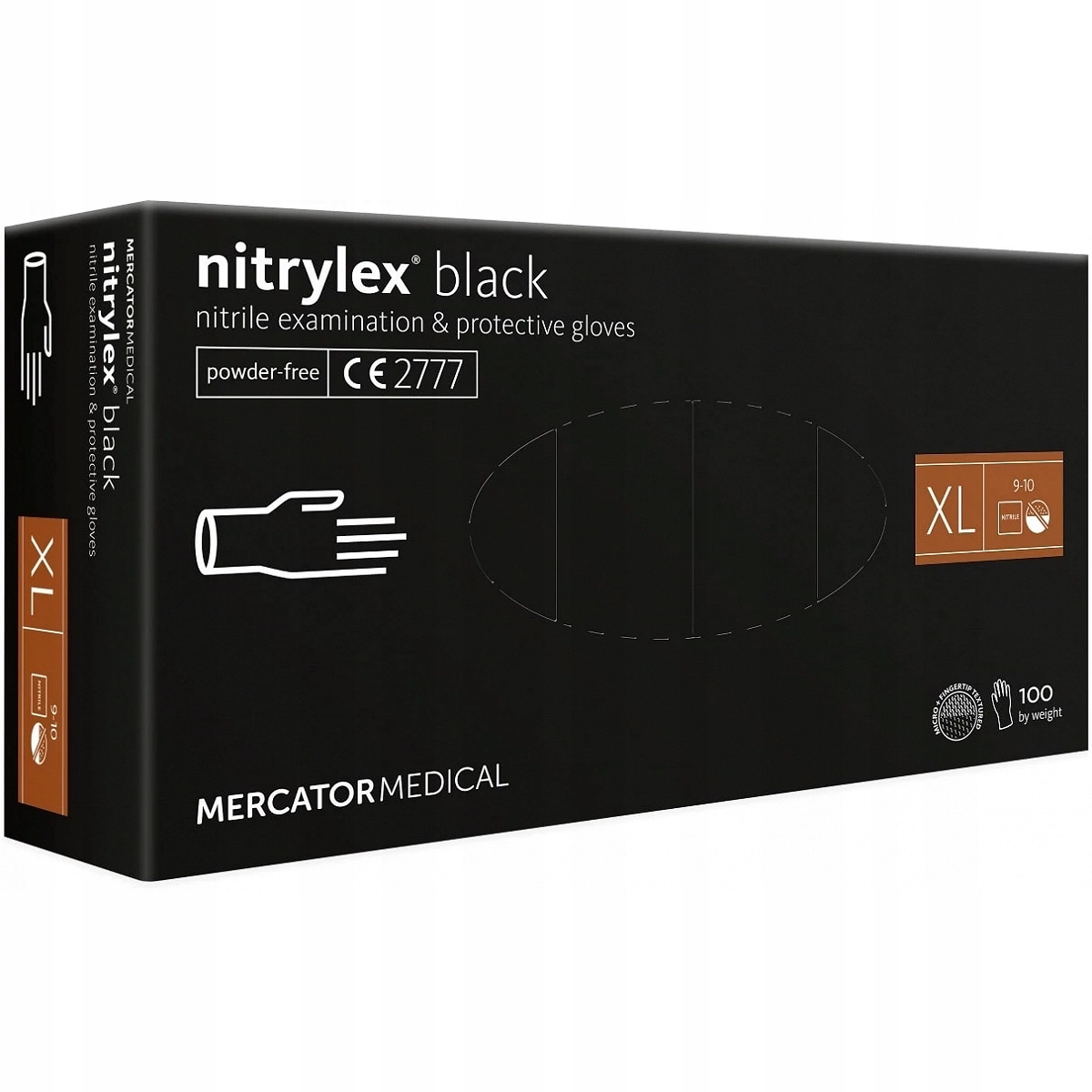 

Nitrylex Black rękawiczki nitrylowe jednorazowe XL