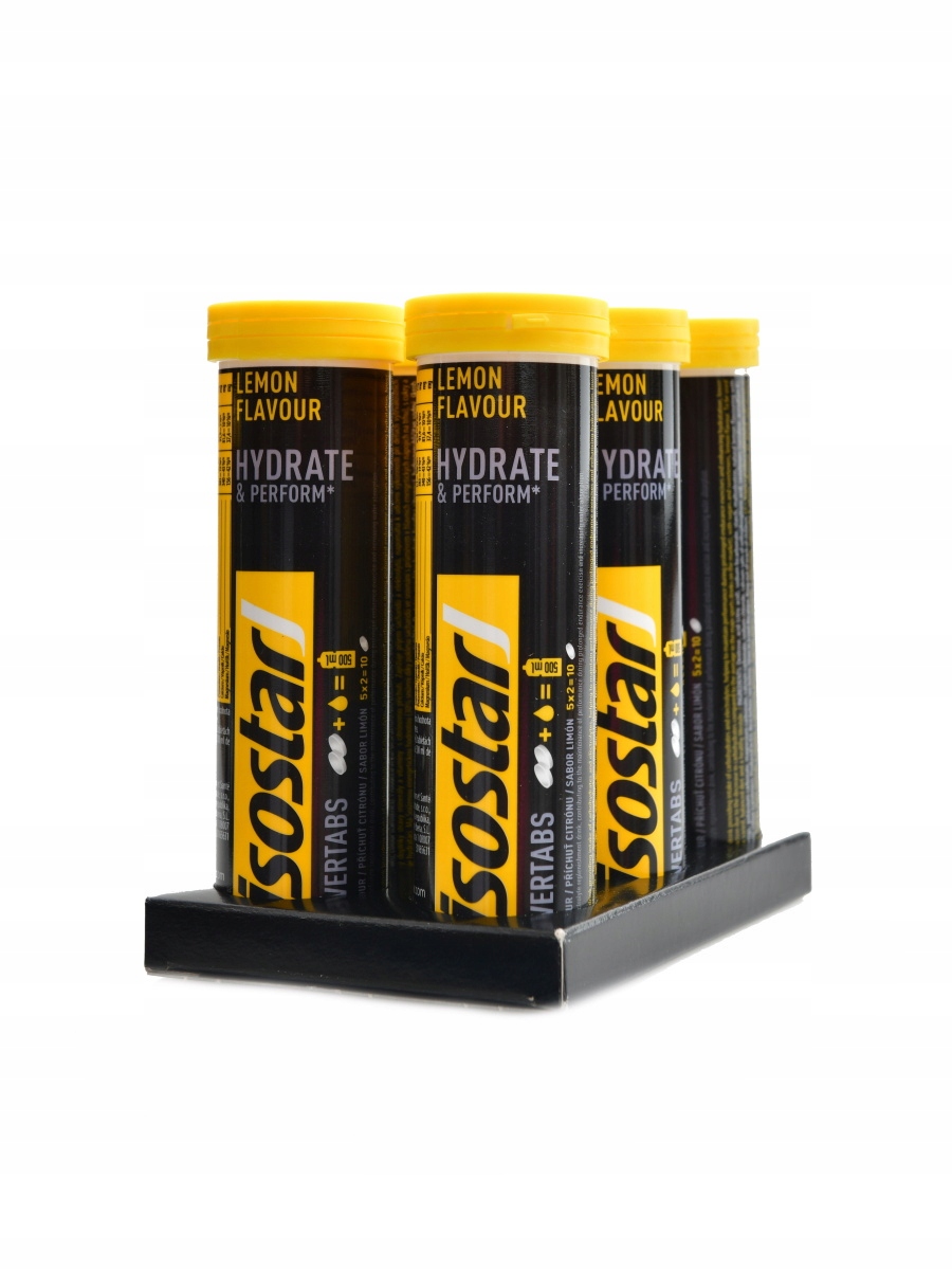 Isostar Fast Hydration tablety 6 x 10 ks citron economy pack