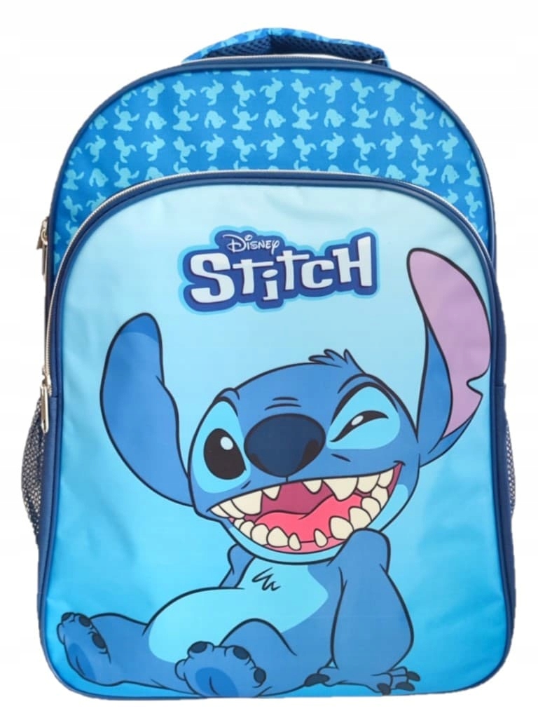 Duży plecak szkolny trzy komorowy dziecięcy Stitch