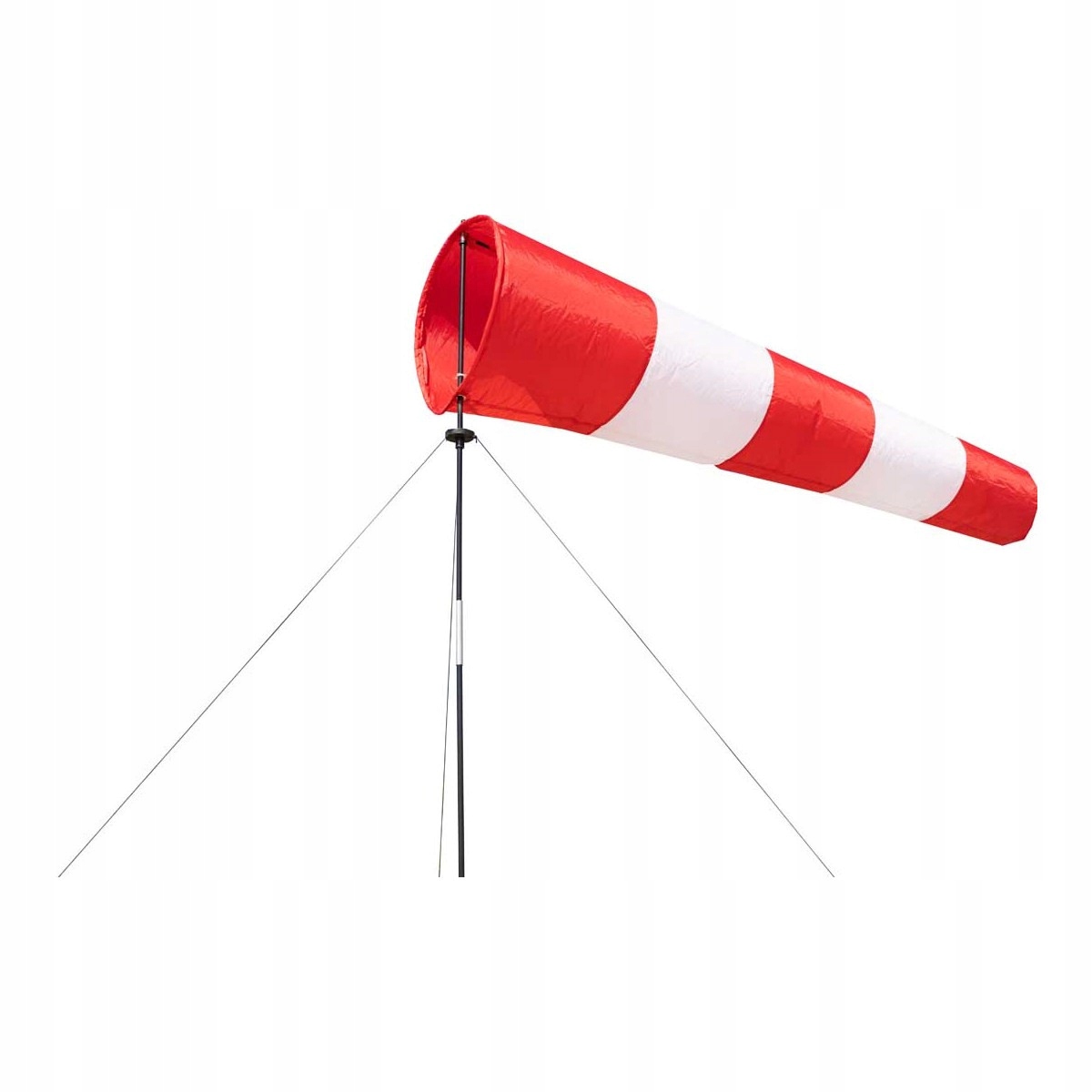 Rękaw wskaźnik wiatru Biało Czerwony Hq Windsock Airport 150 cm