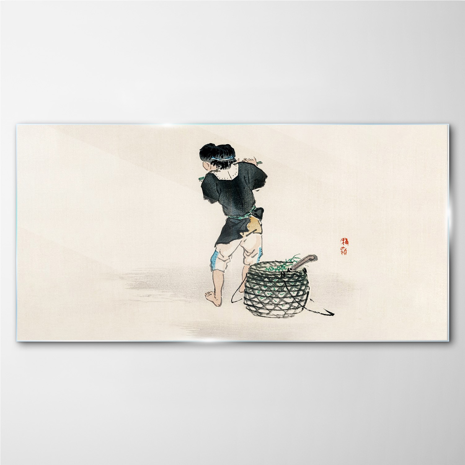

Foto-obraz szklany do salonu Azjatka 100x50 cm