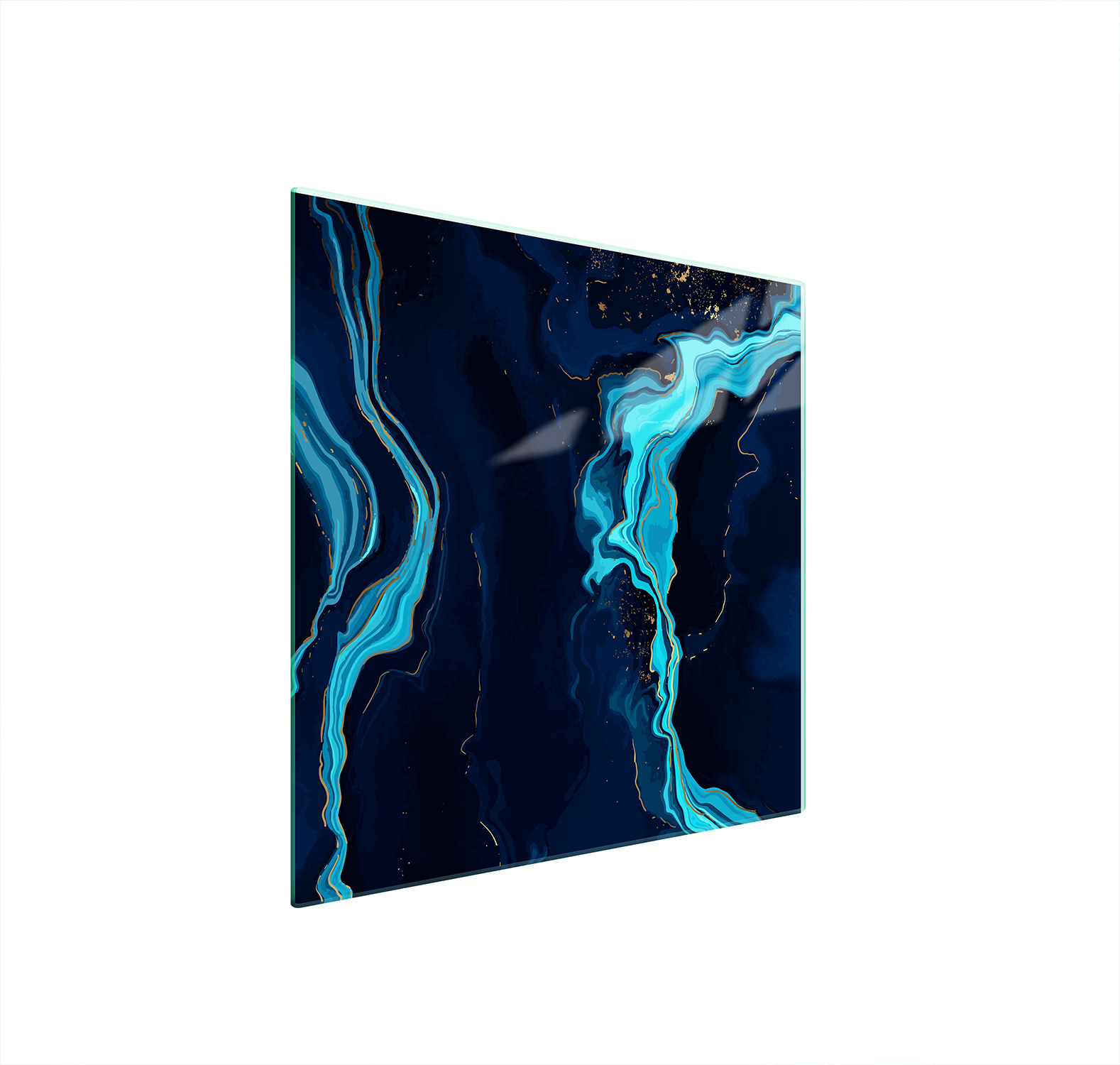 Skleněná Ochranná Deska Na Sporák 50x52 Mramor Tvrzené Sklo