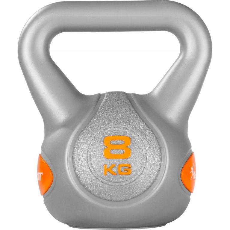 Movit Kettlebell činka 8 kg, oranžová