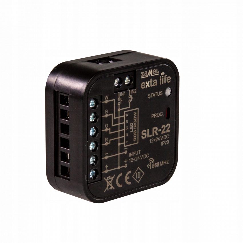 

Sterownik Led Rgbw 12-24VDC SLR-22 Exta Life Zamel