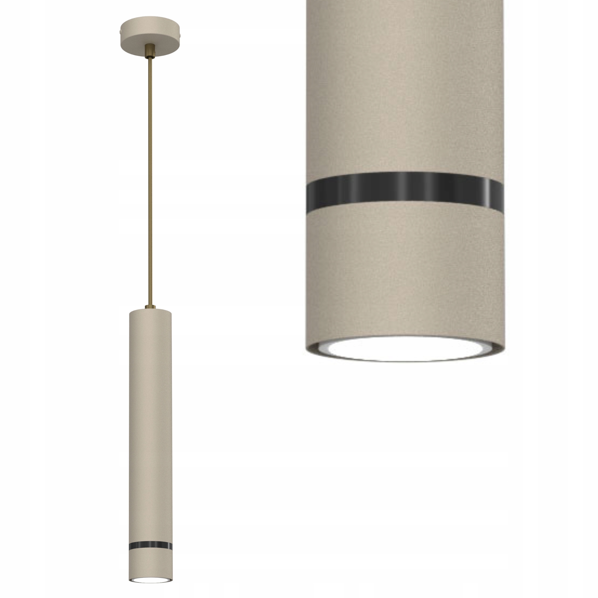 LAMPA WISZĄCA SUFITOWA SPOT GU10 LED KASZMIR TUBY POLSKA NOWOCZESNA LAMPA