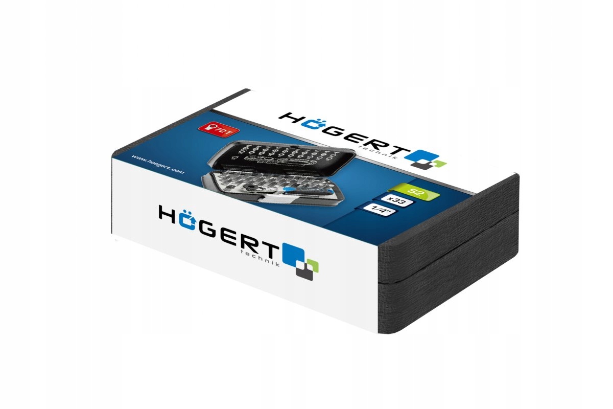 ZESTAW KOŃCÓWEK WKRĘTAKÓW 33el GRZECHOTKA Hogert Marka Hoegert Technik