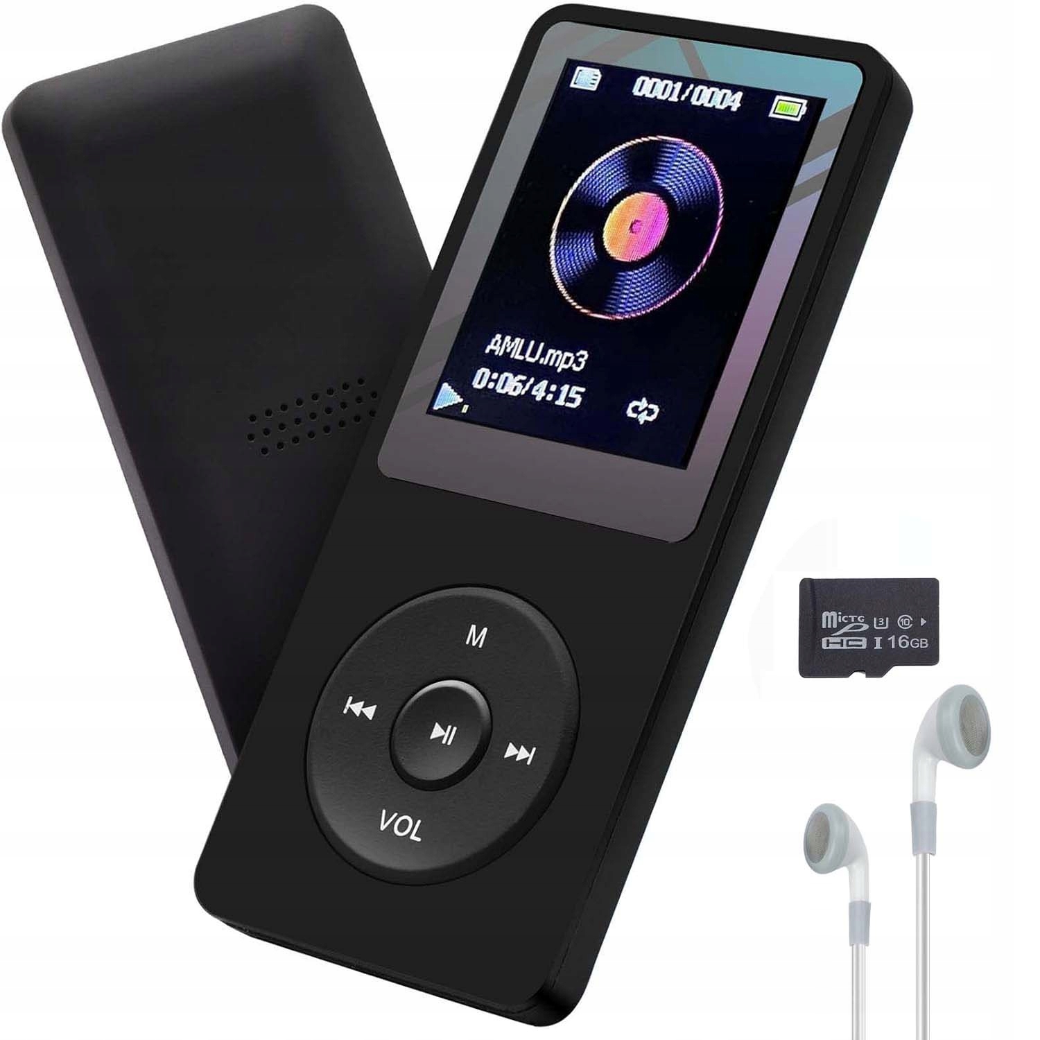 MP3 Přehrávač MP4 Ebook Bluetooth Rádio Fm Sluchátka Hifi Přenosný S 16 Gb