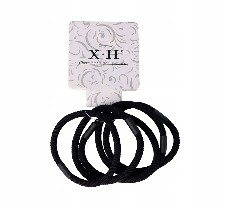 

Gumki do włosów czarne zestaw 5szt