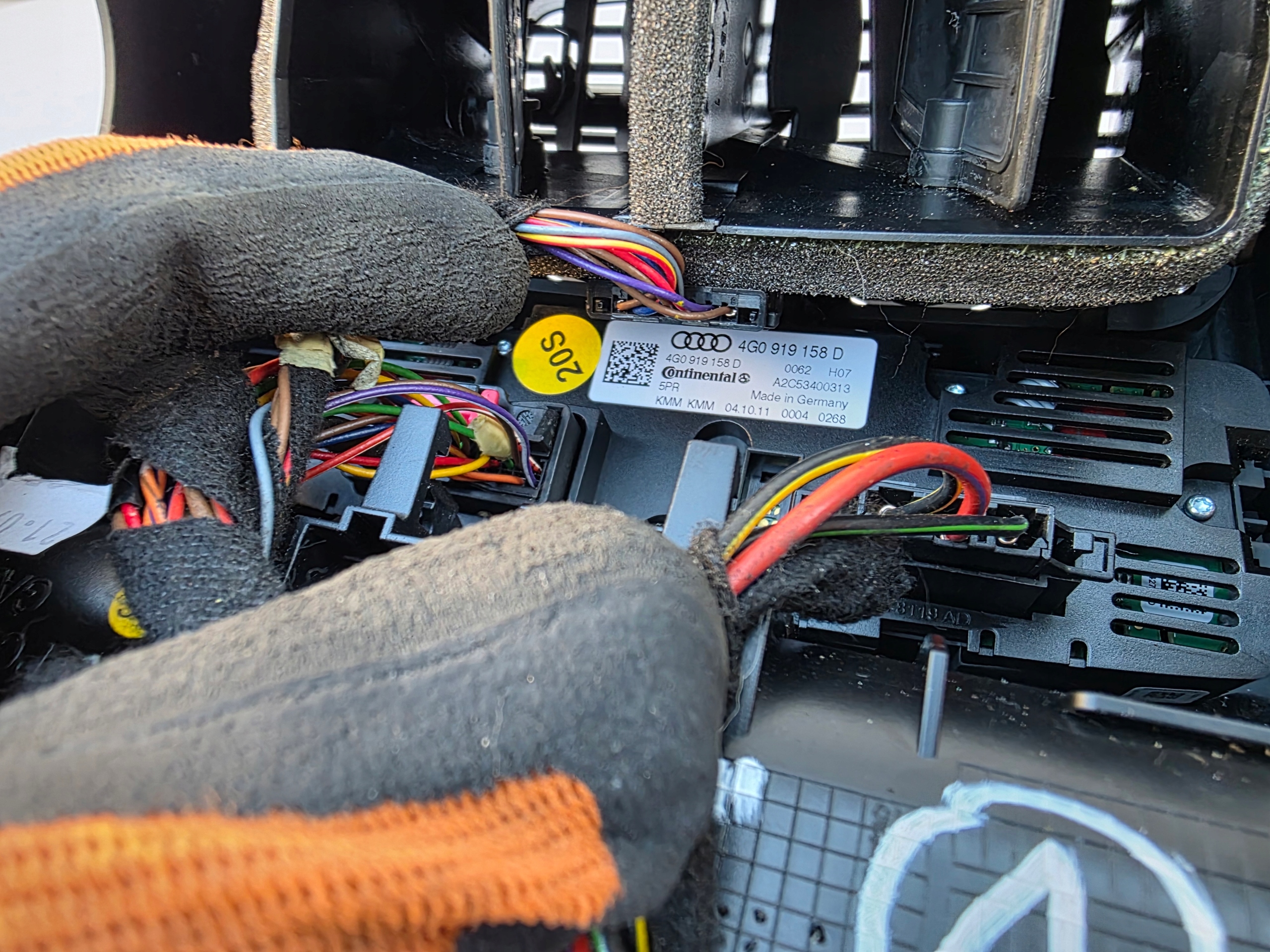 PANEL klimatizaci klími KANAPY 4 STREFY STREFOWA AUDI A6 C7 4G A7