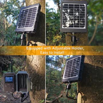FOLGTEK Solarny Panel 8000mAh 12V 9V 6V Wodoodporny Do Kamer Zewnętrznych — miniatura 8
