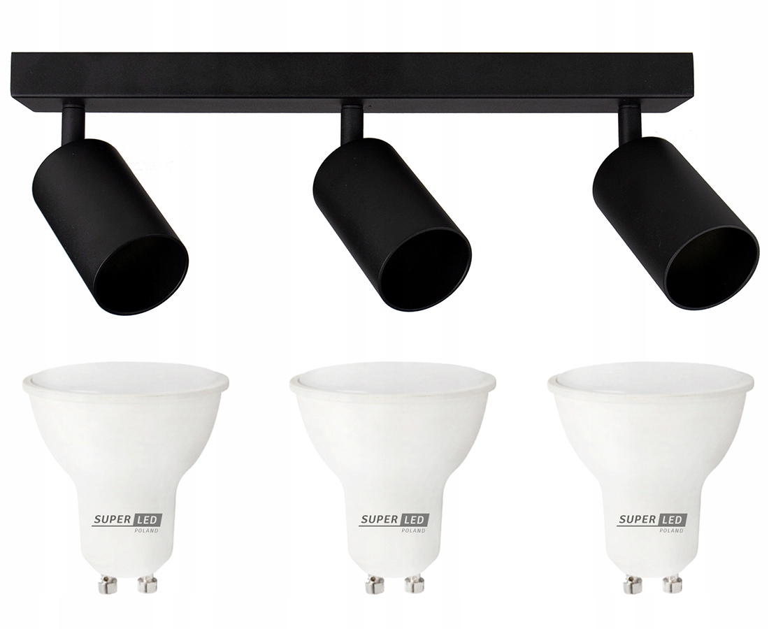 

Lampa sufitowa szyna spot oprawa 3x Led GU10