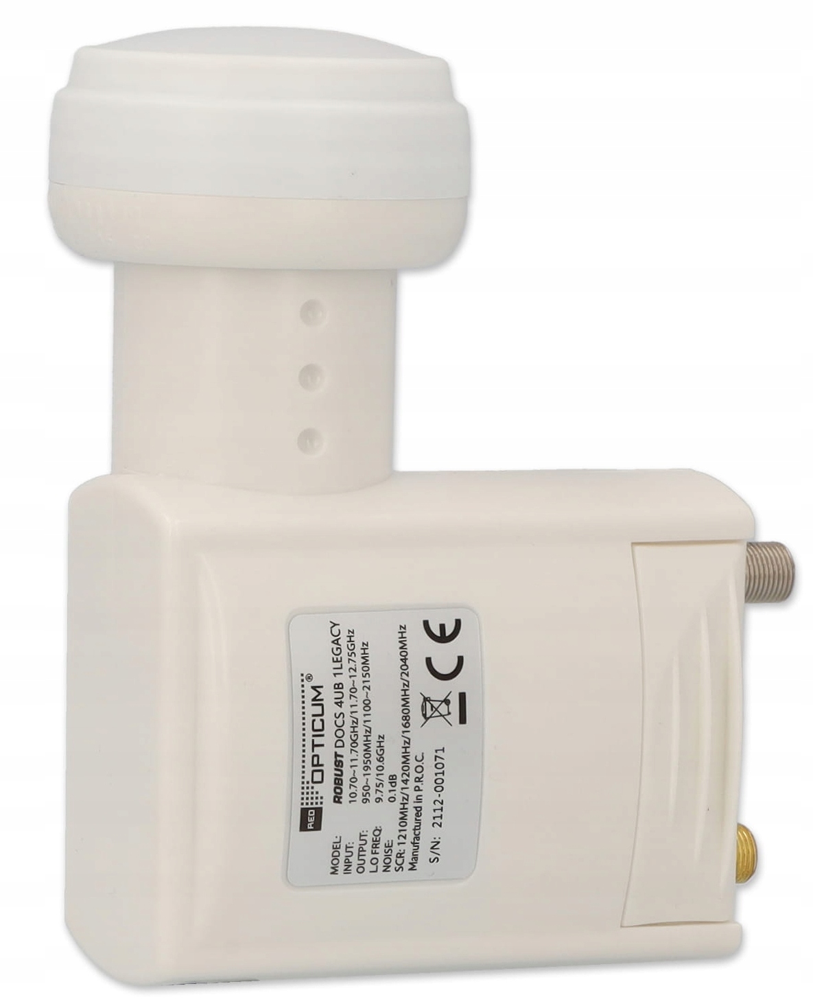 Konwerter Unicable 4K Canal+ Polsat Multiroom NC+ Model LNB SCR 4UB 1 LEGACY