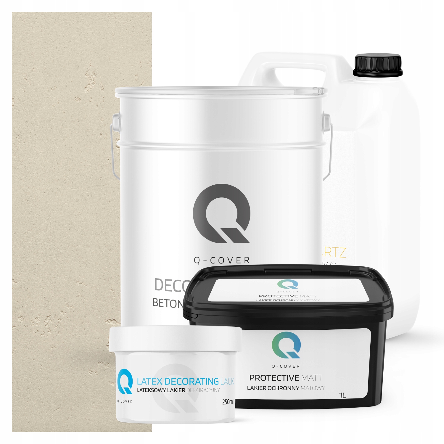 Architektonický Venkovní Beton Set Béžový Světlý F751 Komplet Na 10 m2