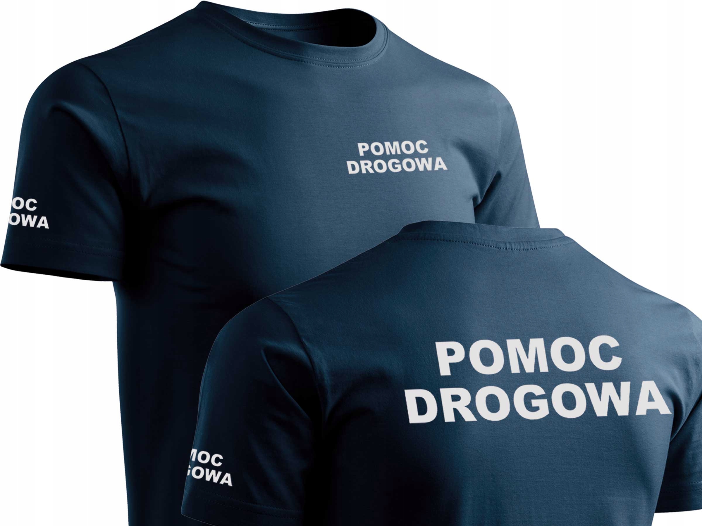 

Koszulka T-shirt nadruk odblaskowy Pomoc Drogowa