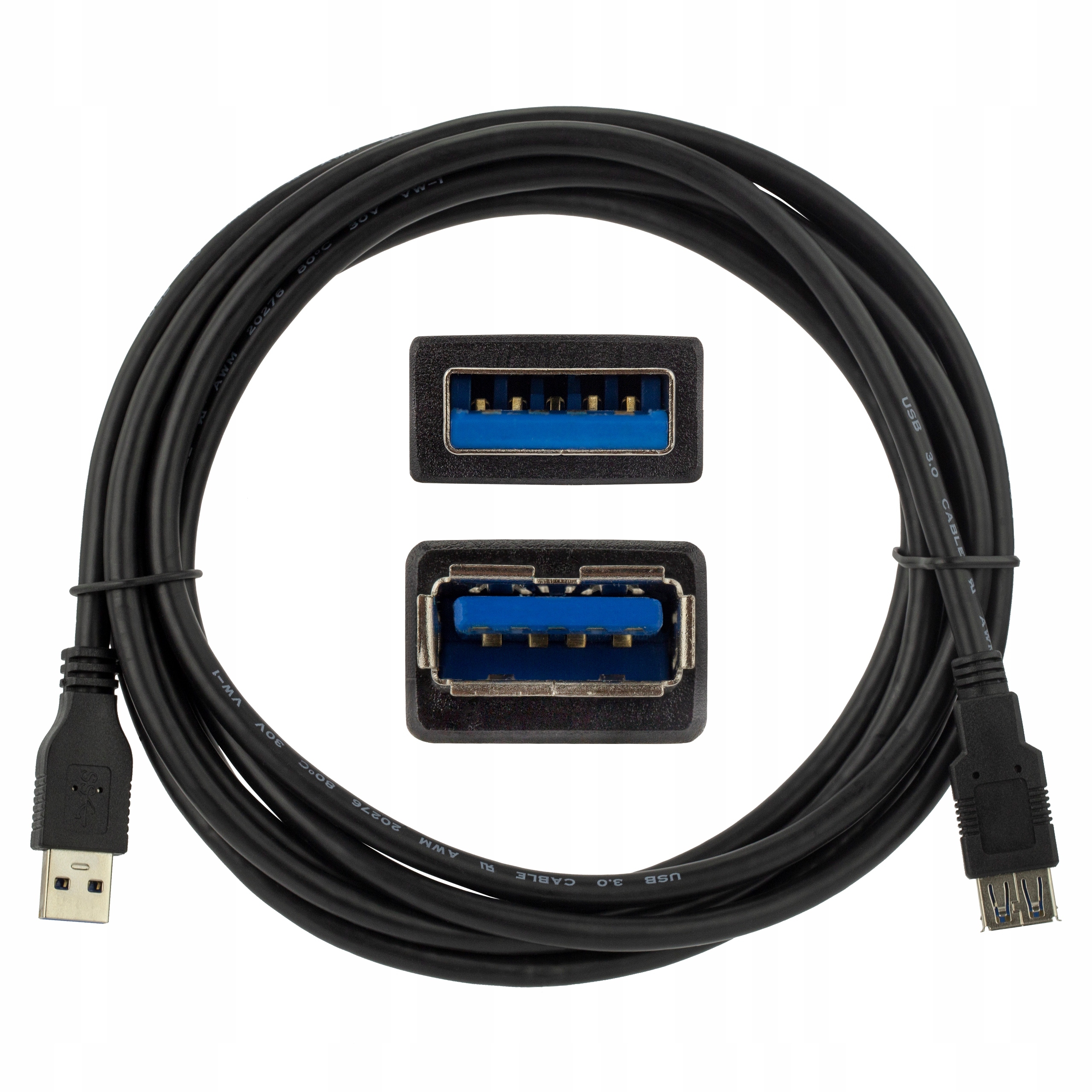 Przedłużacz USB 3.0 Neku 42.0056 czarny 3 m