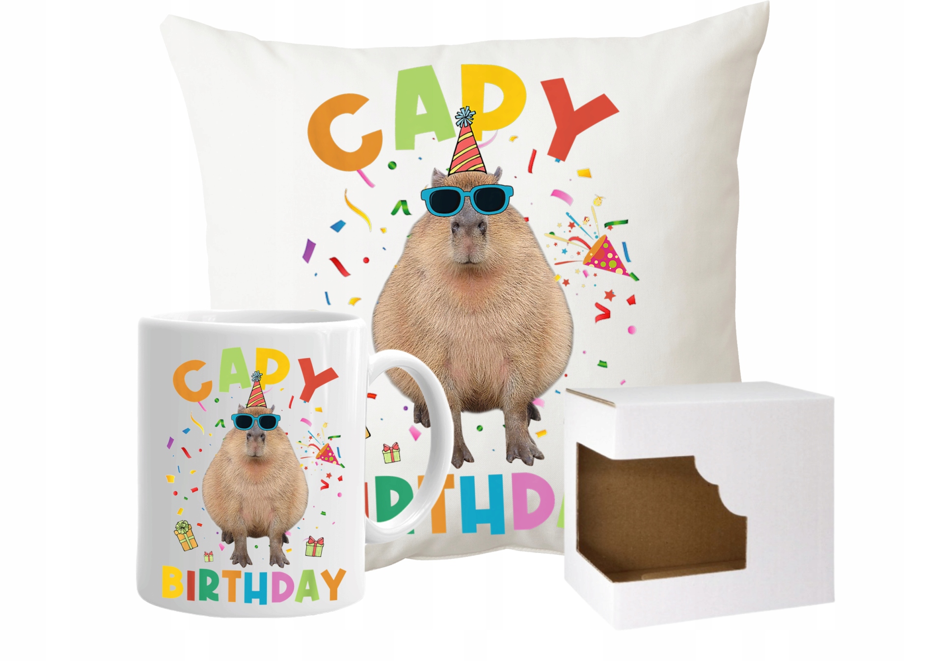 

Kubek poduszka Kapibara Capybirthday urodziny