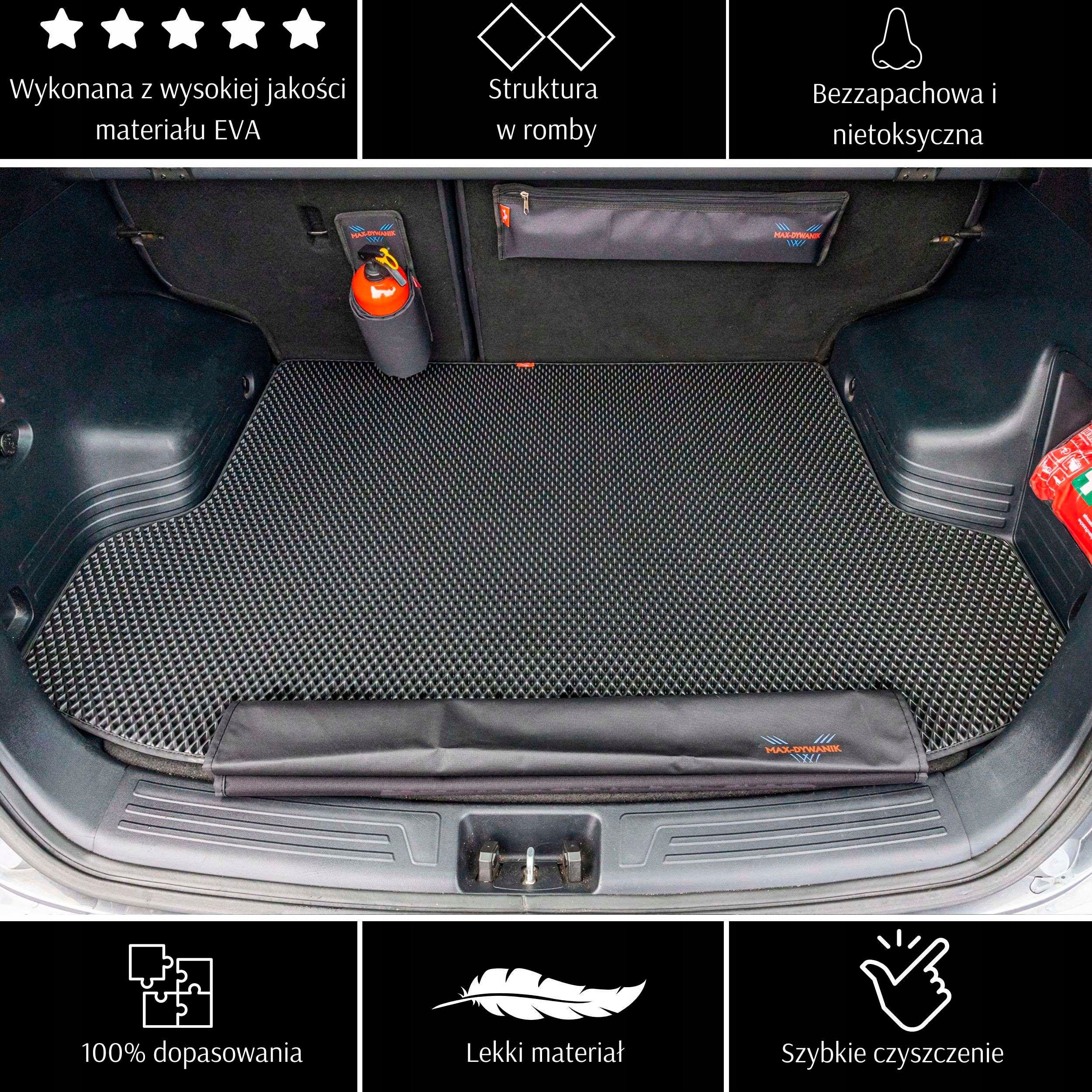 Ford Transit Custom II VAN 2024- Wkład bagażnika do samochodu EVA Numer katalogowy producenta 713785900000