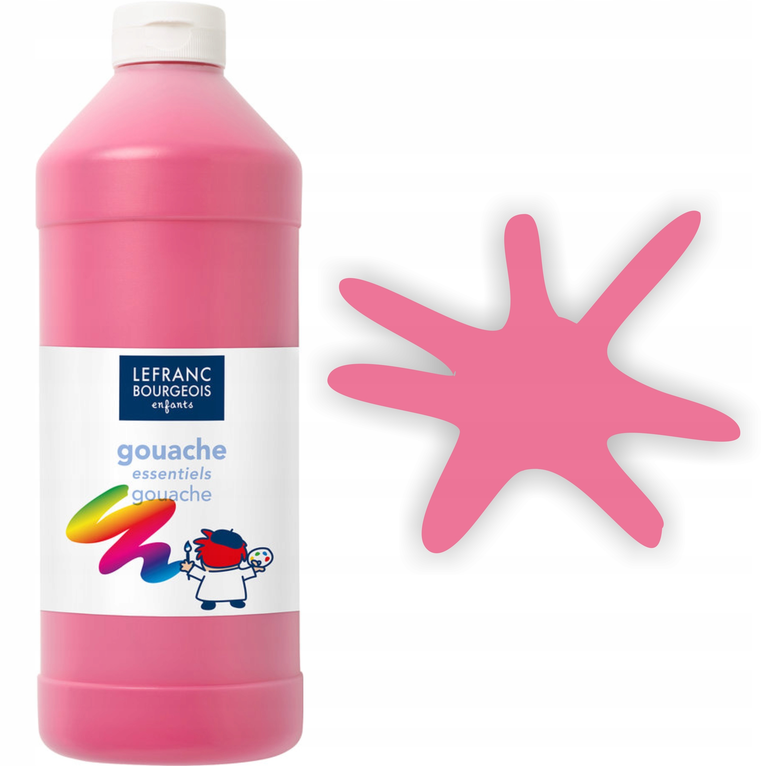 

Farba tempera plakatowa L&b 1L różowa w butli