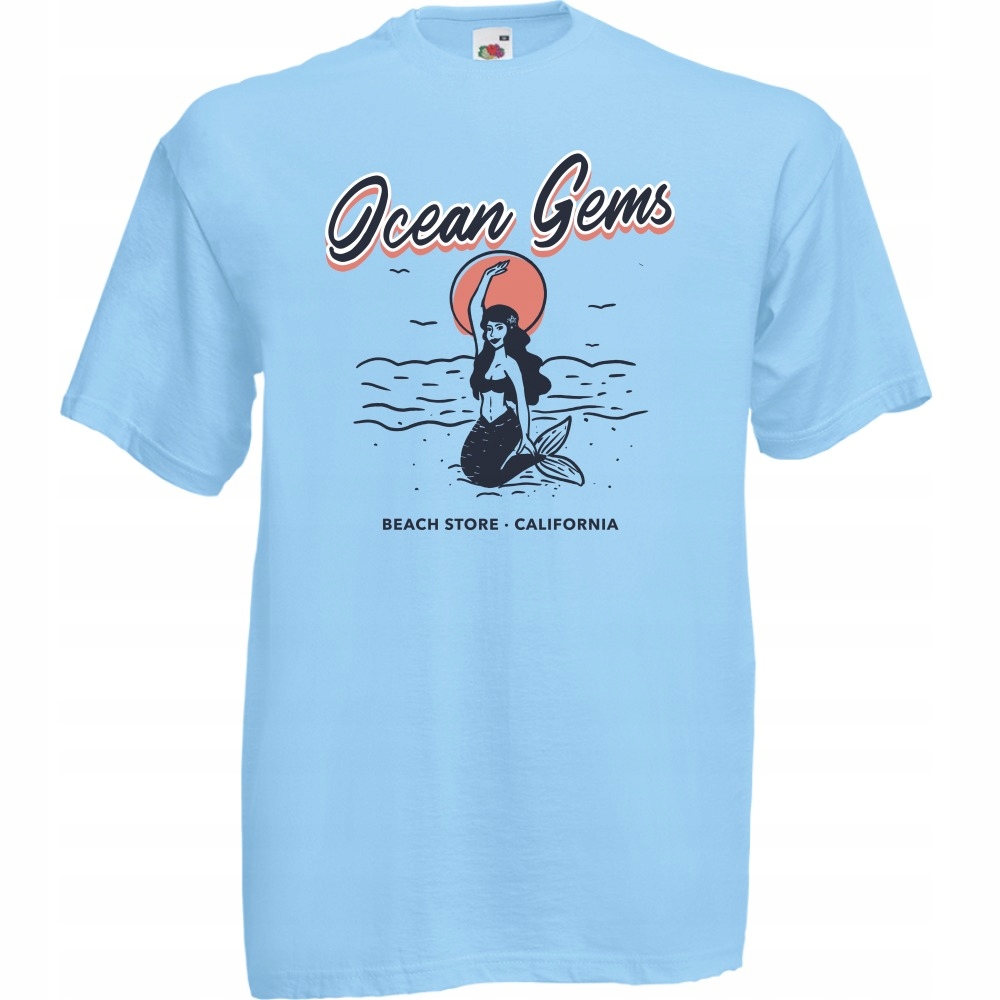 

Koszulka ocean gems syrenka XL błękitna