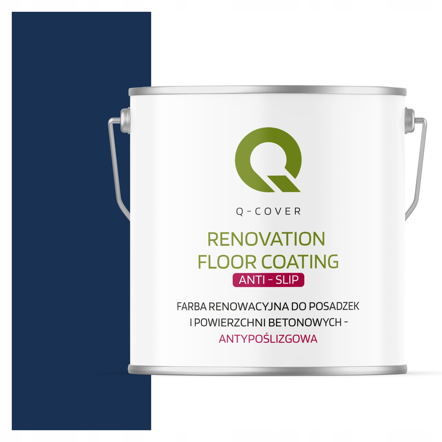 Renovačná Farba Na Podlahy Protišmyková Modrá Kobaltová RAL5013 5 L