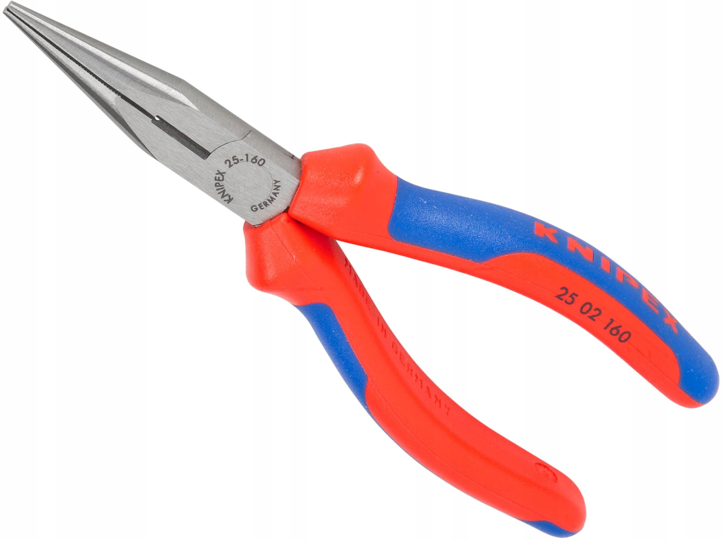 

Knipex Szczypce Wydłużone Proste Półokrągłe 160 mm