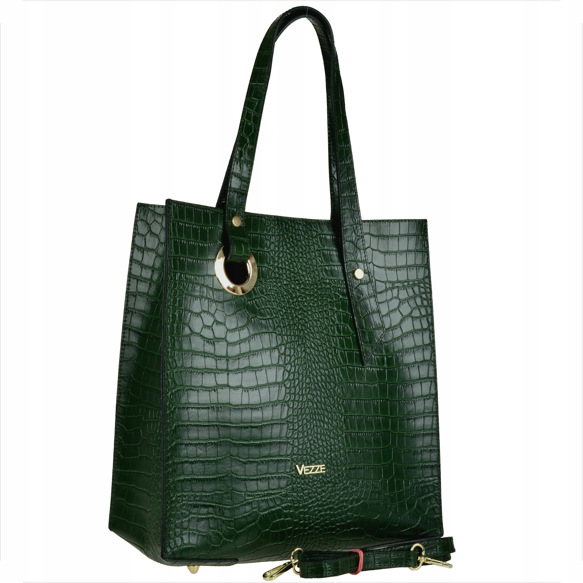 

Torebka damska włoska skóra naturalna czarna