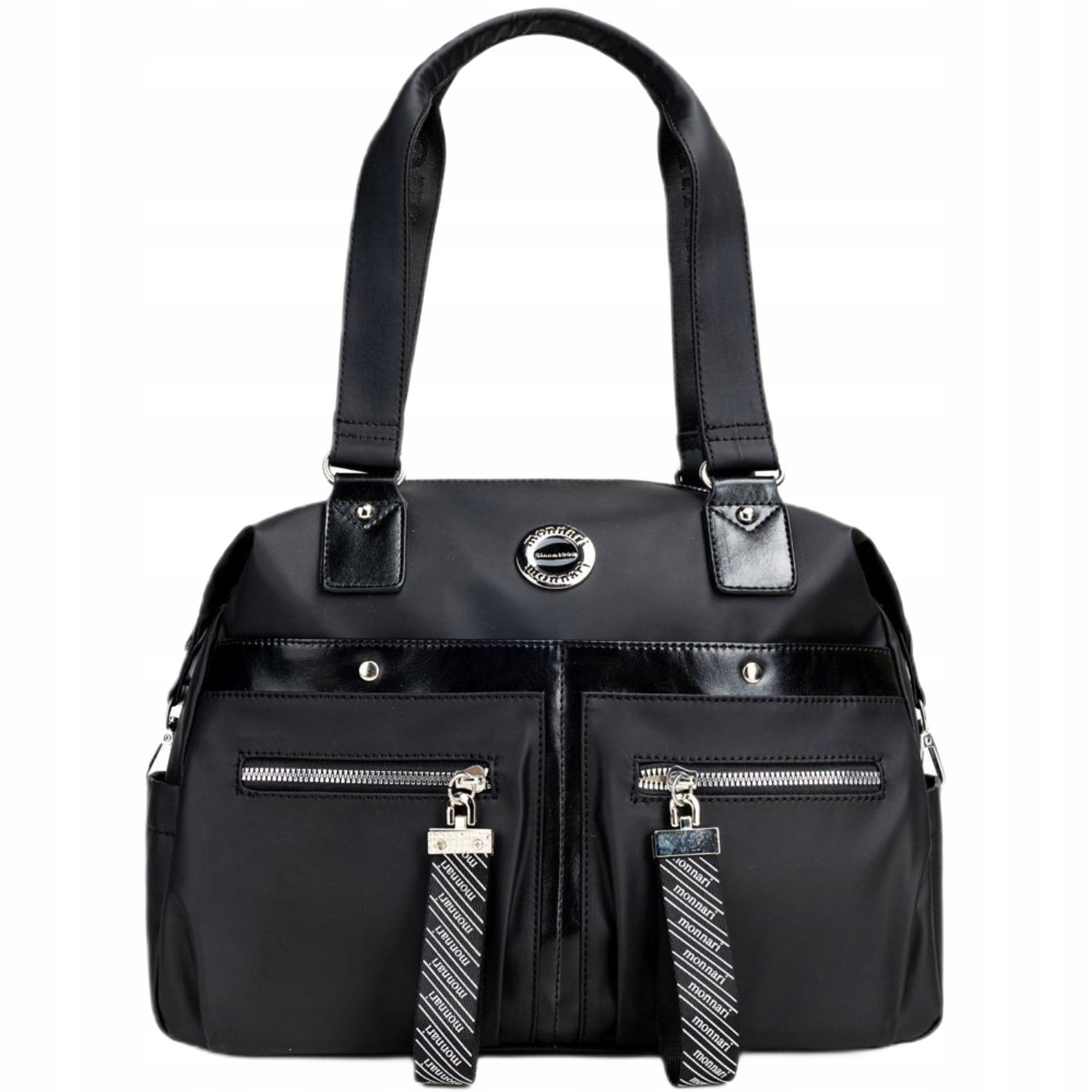 Dámská kabelka Monnari Shopper přes rameno Černá Prostorná Elegantní Premium