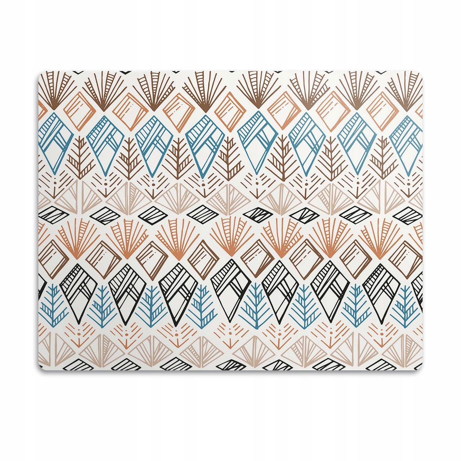 Levně Ochranná podložka pod misky Kmenový vzor 90x60 cm