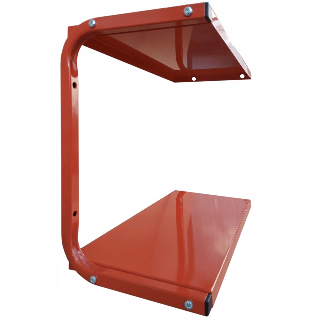 Kovová nástěnná police 53 cm dodatečná PG2 dvojitá dílna loft garáž