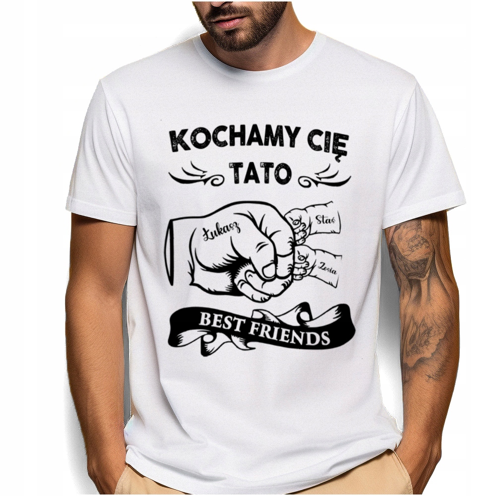 APÁK NAPI AJÁNDÉK PÓLÓ APÁNAK GYEREKEKNEK APA NEVE + GYEREKEK DIVATOS