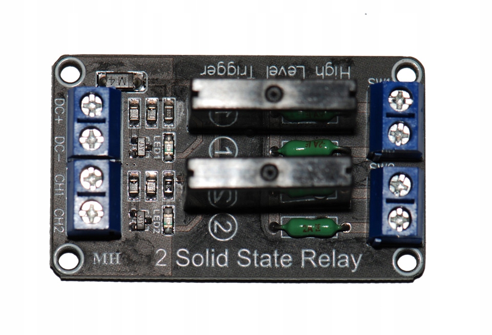 Moduł 2 przekaźników SSR solid state 5V 2A Producent Inna
