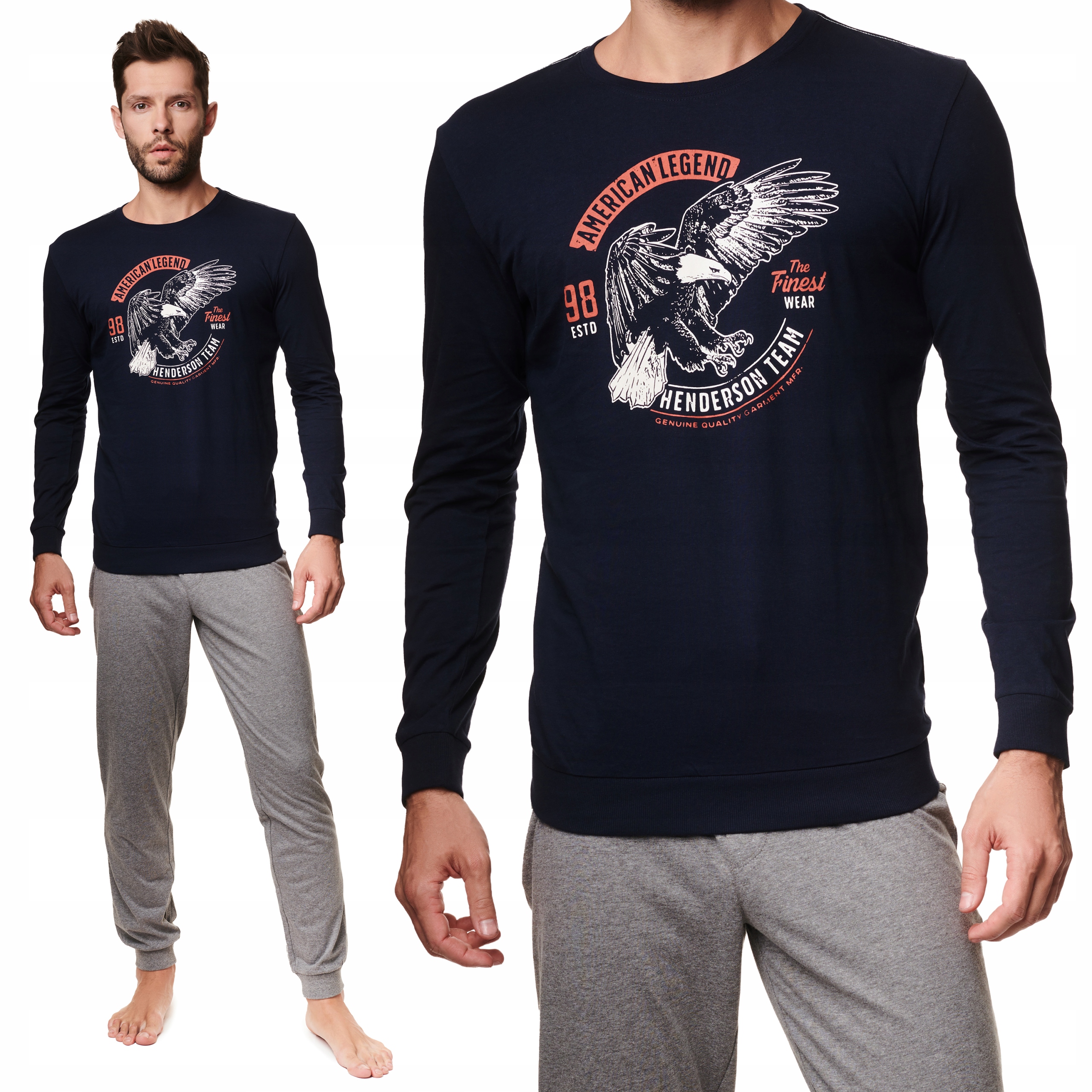 

Piżama męska Henderson Atlas 39252-59 - L