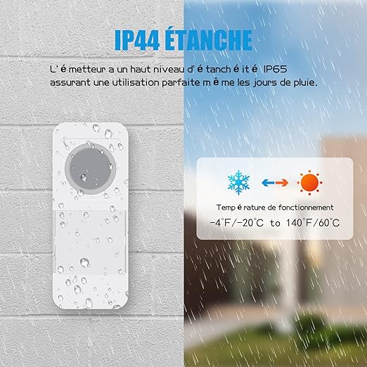 BEZPRZEWODOWY DZWONEK DO FURTKI DRZWI ZASIĘG 300M SN 30009 Marka inna