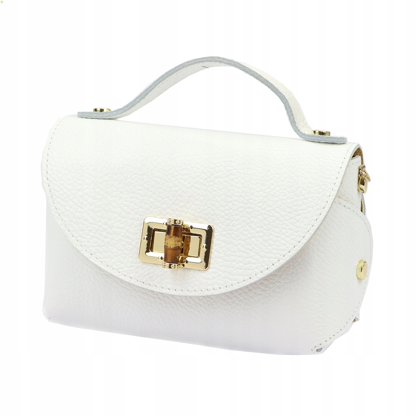 Dámská kožená kabelka Vera Pelle elegantní mini kabelka s řetízkem