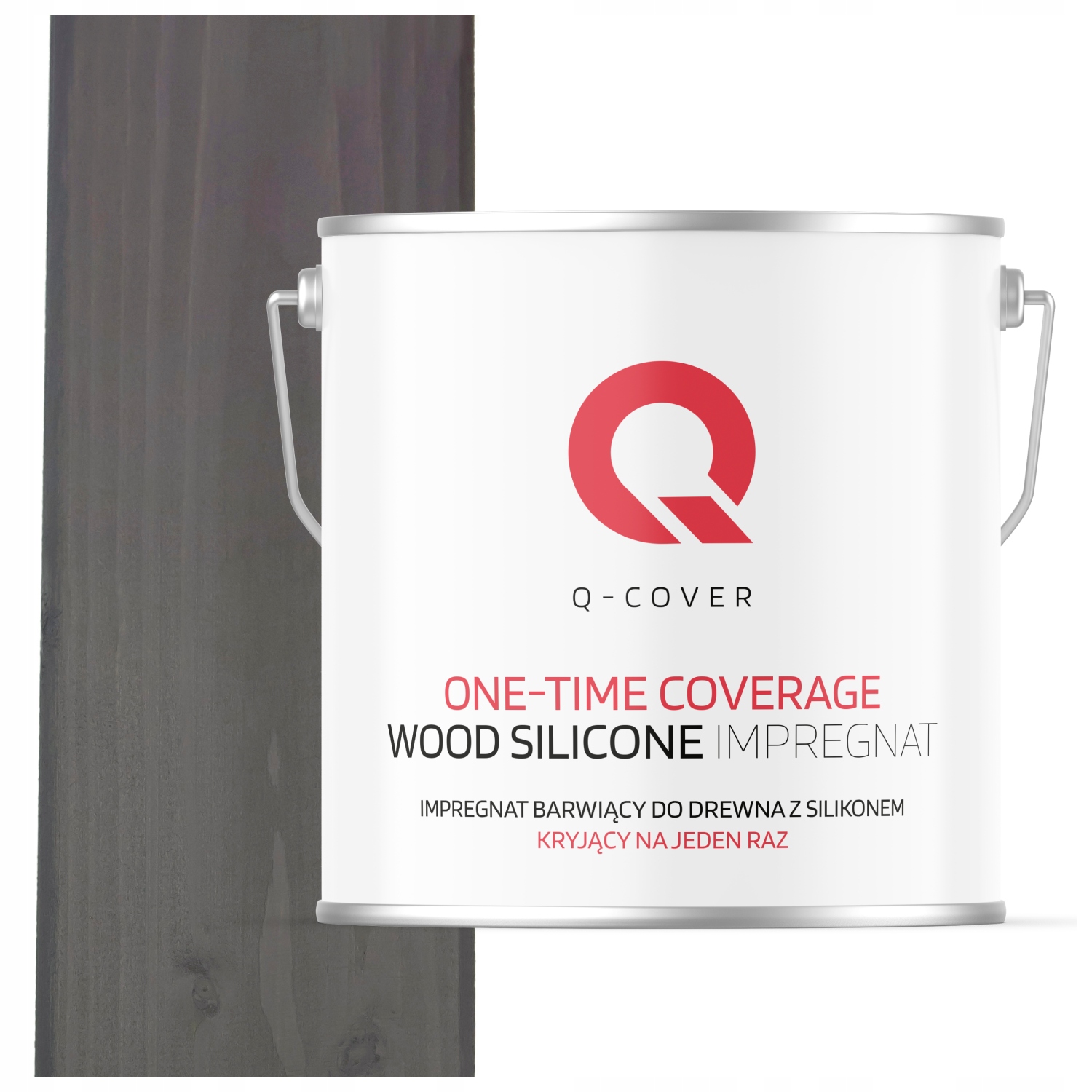 Impregnácia Na Drevo Kryjúca Na Jedenkrát Extra Farba Farby Uv Antracit 5 L