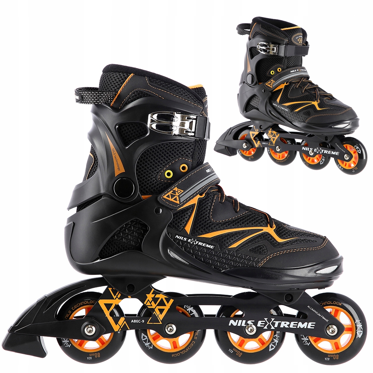 Kolečkové Brusle Brusle 2V1 ABEC-9 Dámské Kaučukové Pro Dospělé Rekreační