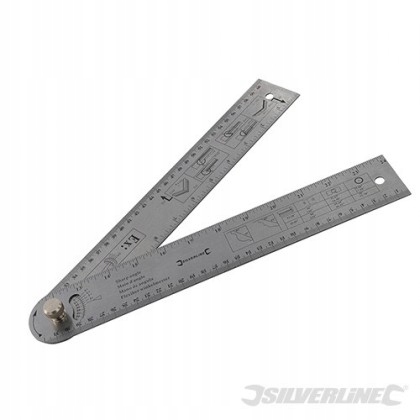 

Kątownik Kątomierz Nastawny Stolarski 600mm.