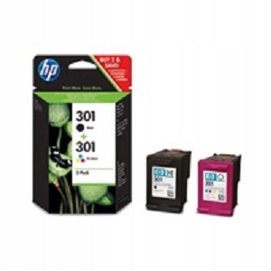 Hp Ink Cartridge 301/CMYK/165/190 stran/2-pack