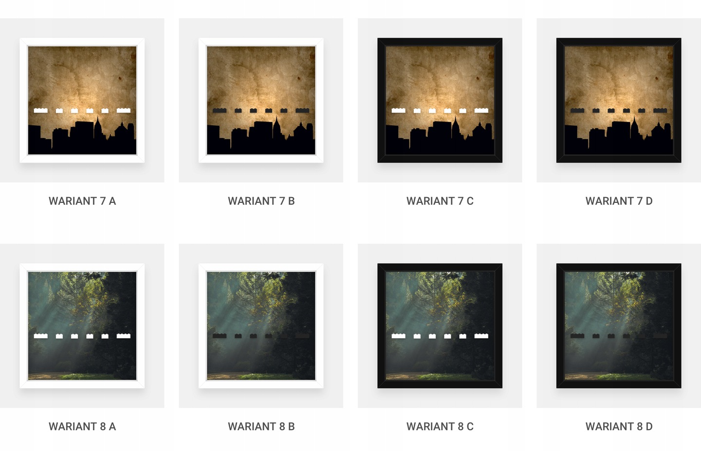 RAMKA DO LEGO MINIFIGURES 71022 HARRY POTTER 27CM Bohater brak