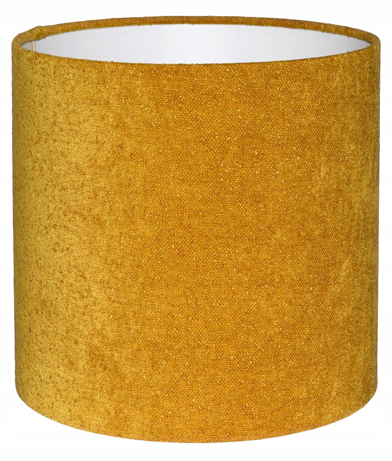Stínidlo stojací lampy závěsný válec 15/15 cm E27 MEDOVÝ-Žlutý Boucle Venosa