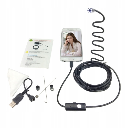 

Endoskop Kamera Inspekcyjna Android Usb 3,5M 5.5mm