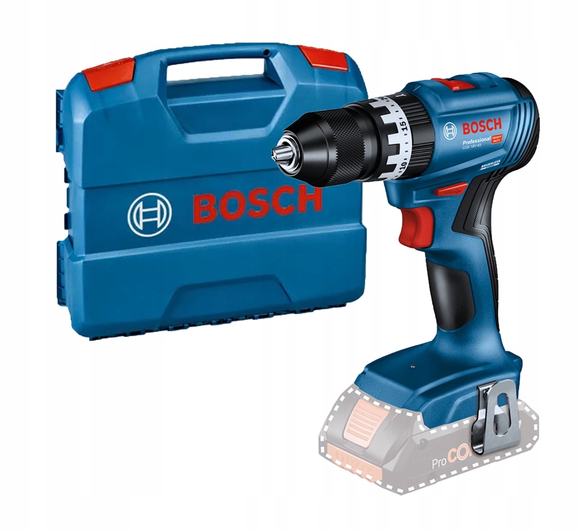 Bosch Gsb 18V-45 Wiertarko-wkrętarka Udarowa 18V 45nm Professional Lcase