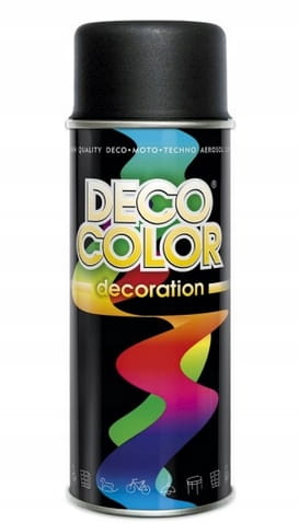 

Lakier w sprayu Deco Color Ral 9005 Czarny Mat